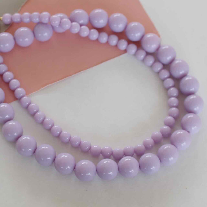 widaro ketting big round lila (kies je grootte)