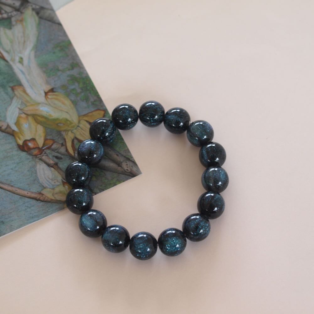 widaro armband big sparkle cream/blue/grey