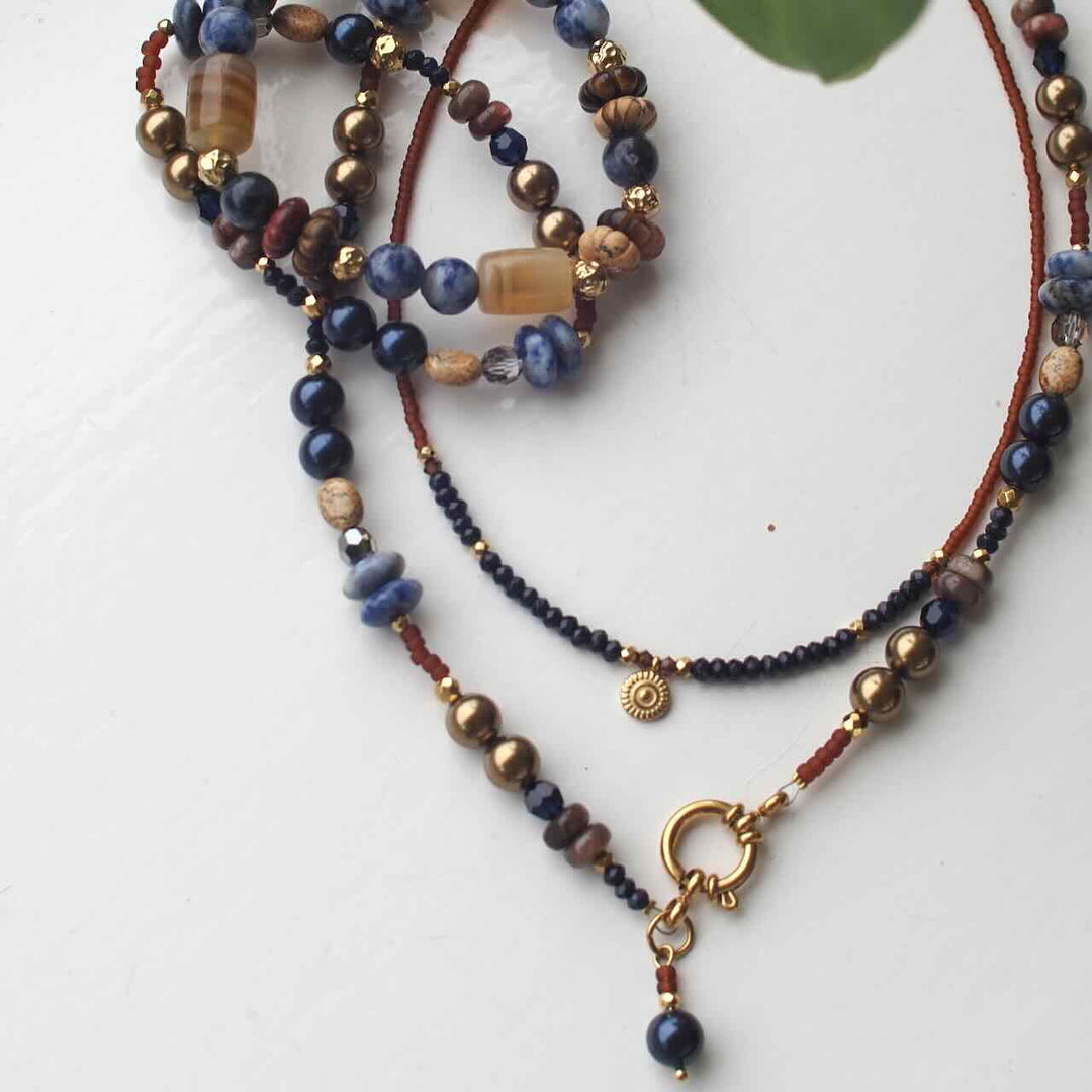 widaro armband blue brown (kies je soort)