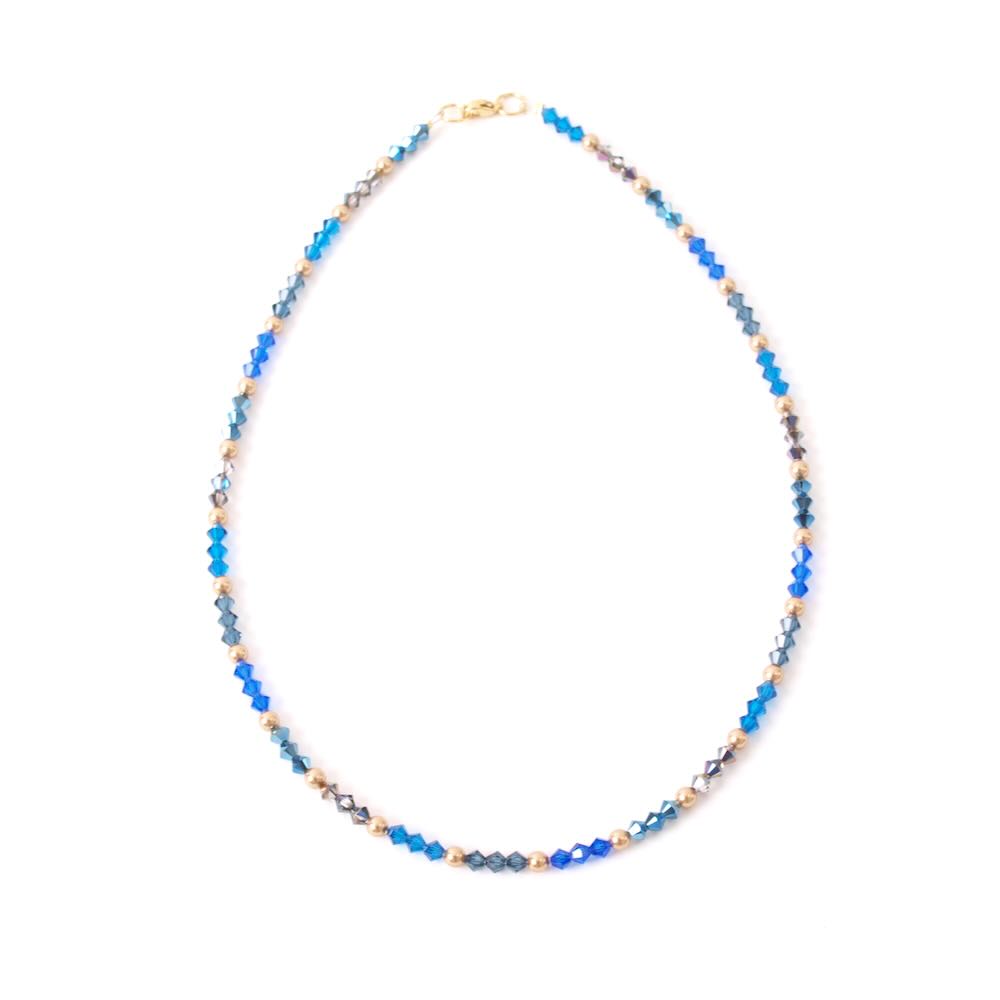 widaro ketting blue mix (kies je grootte)