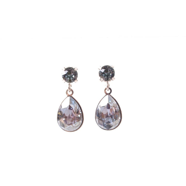 widaro oorbellen blue shine drop (kies goud/zilver)