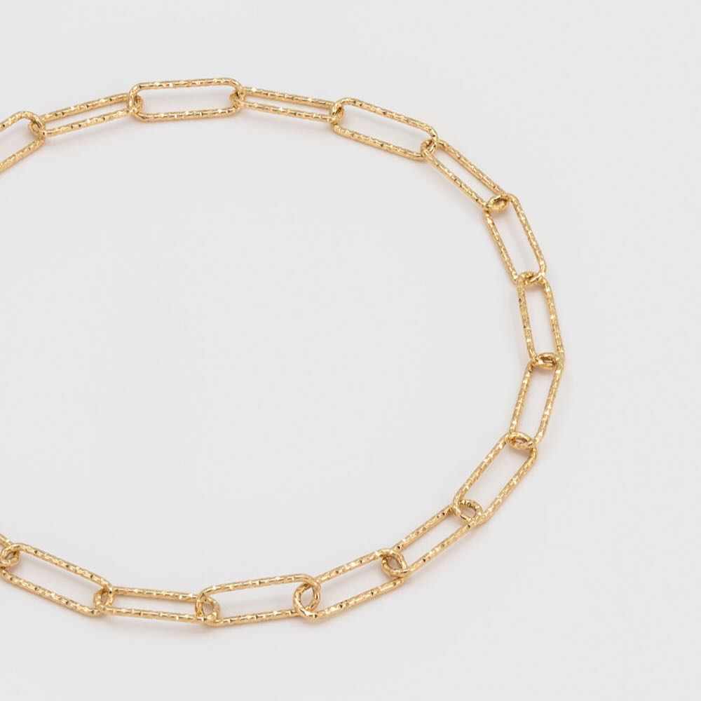 Une a Une armband cable shiny