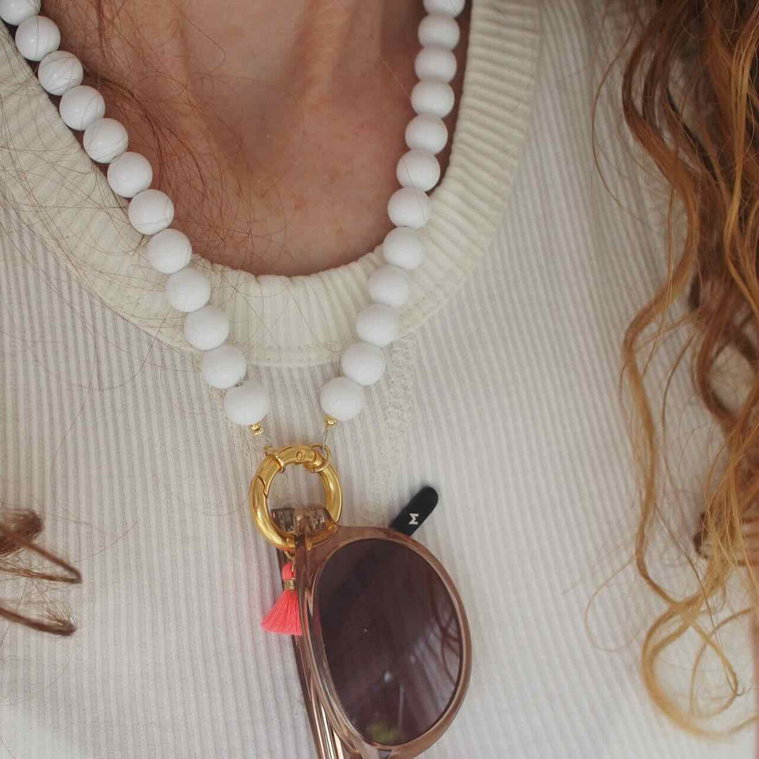 widaro brillenketting white