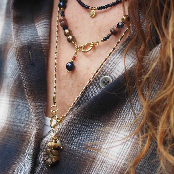 widaro ketting cord fall charms (kies je kleur)
