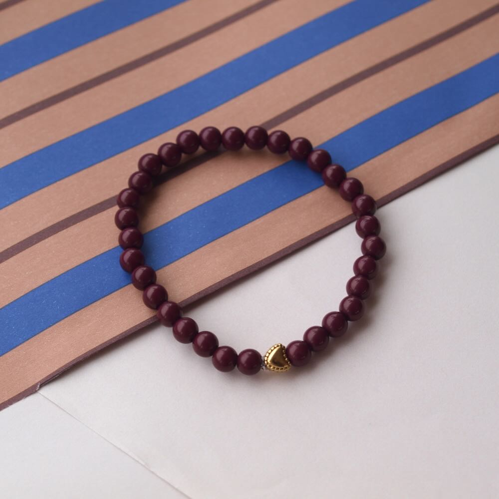 widaro armband burgundy brown