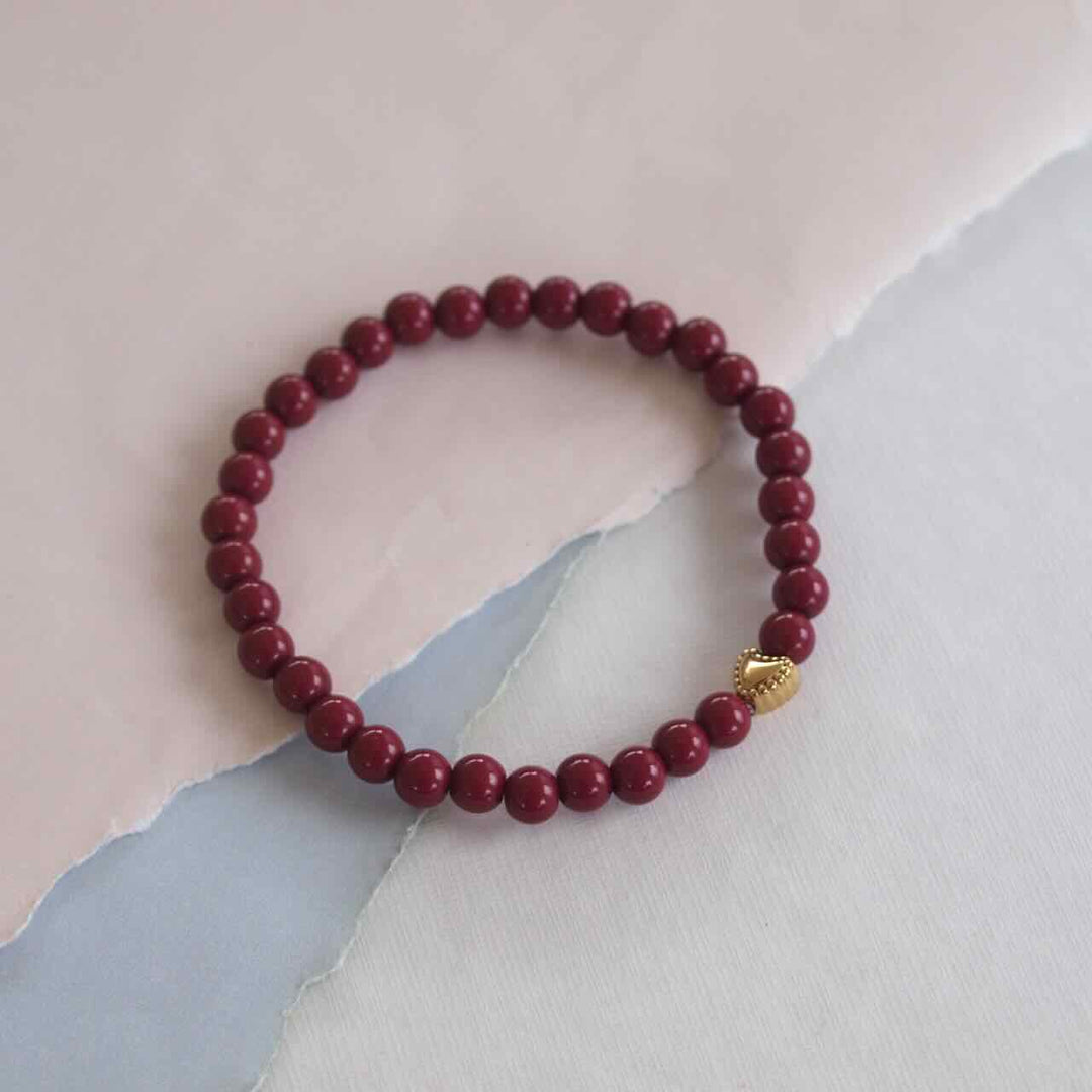 widaro armband burgundy red