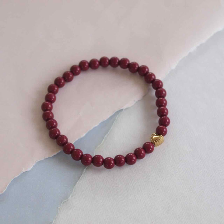 widaro armband burgundy red
