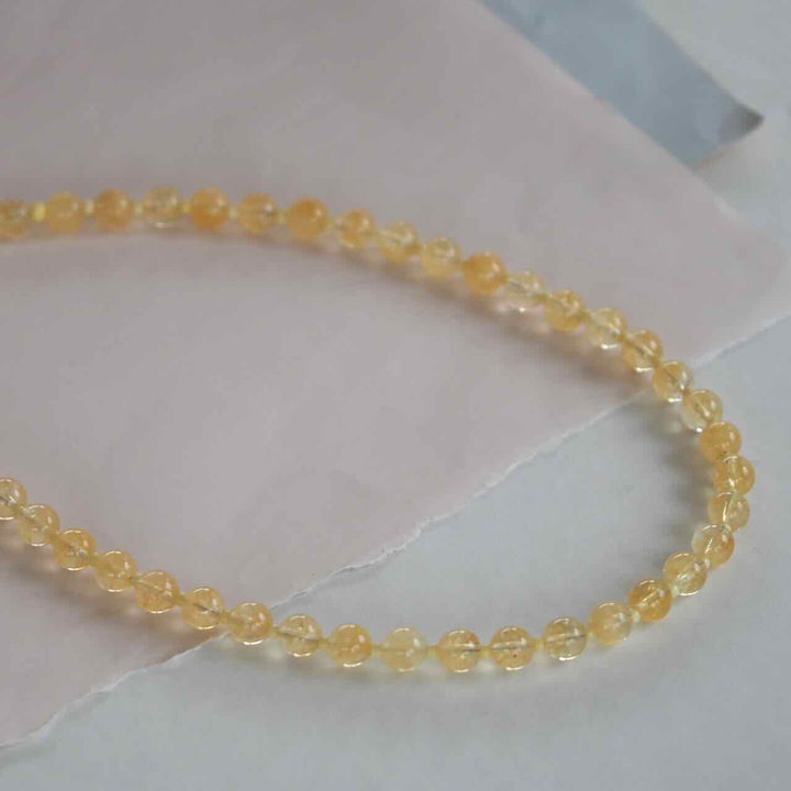 widaro ketting citrine yellow