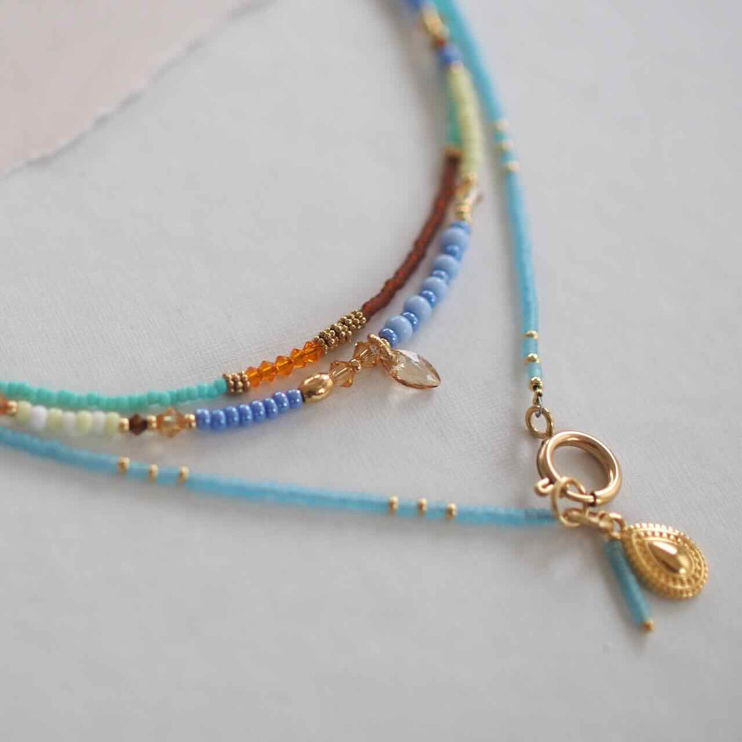 widaro ketting short summer turquoise