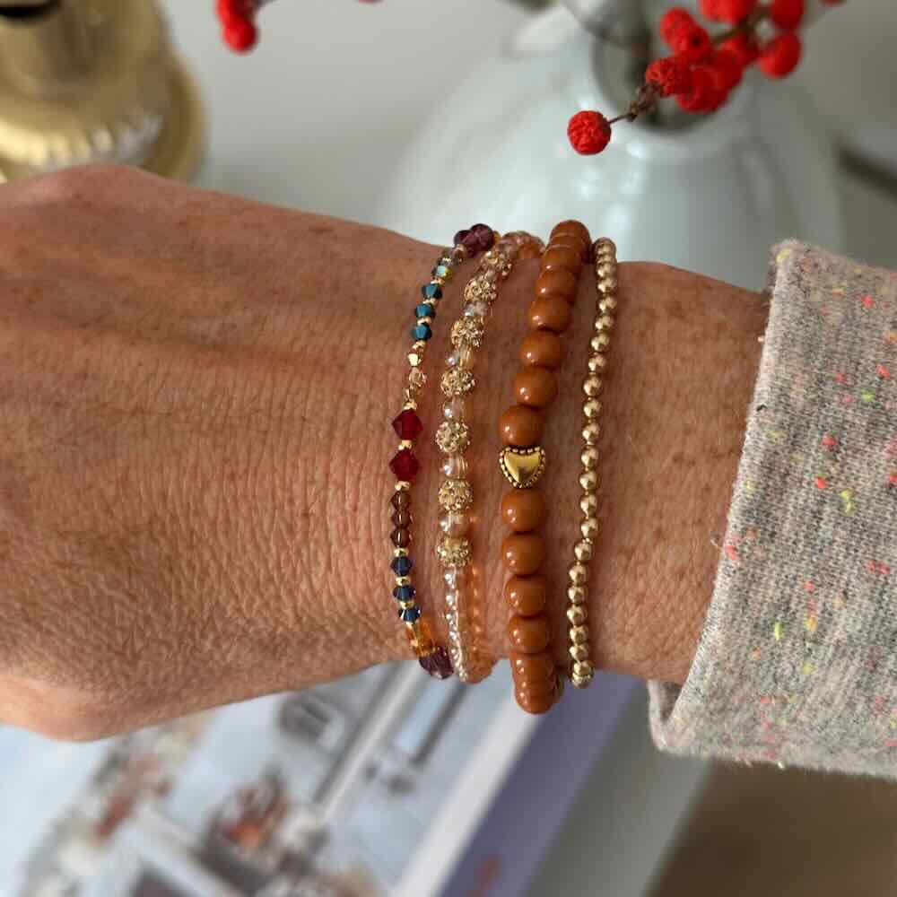 widaro armband cognac brown