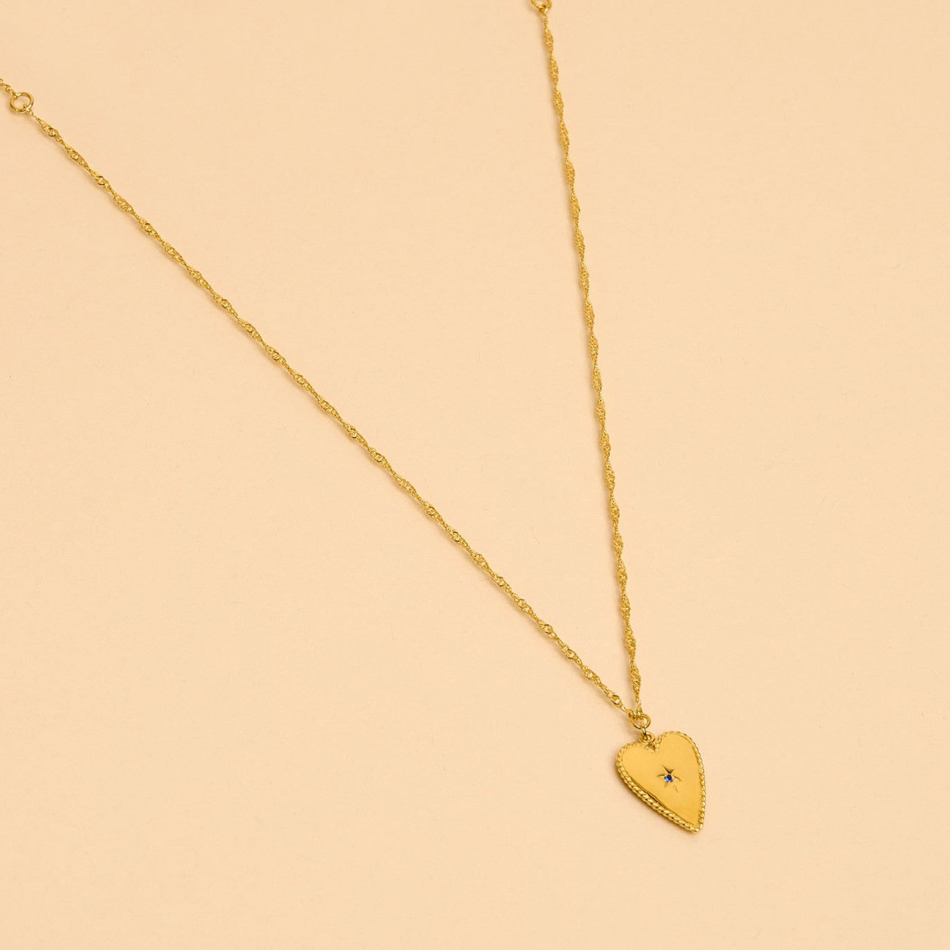 une a une ketting coeur