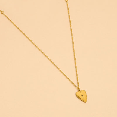 une a une ketting coeur