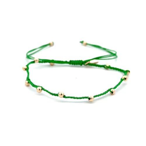 pscallme armband cord beads green