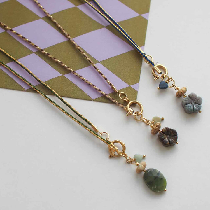 widaro ketting cord fall charms (kies je kleur)