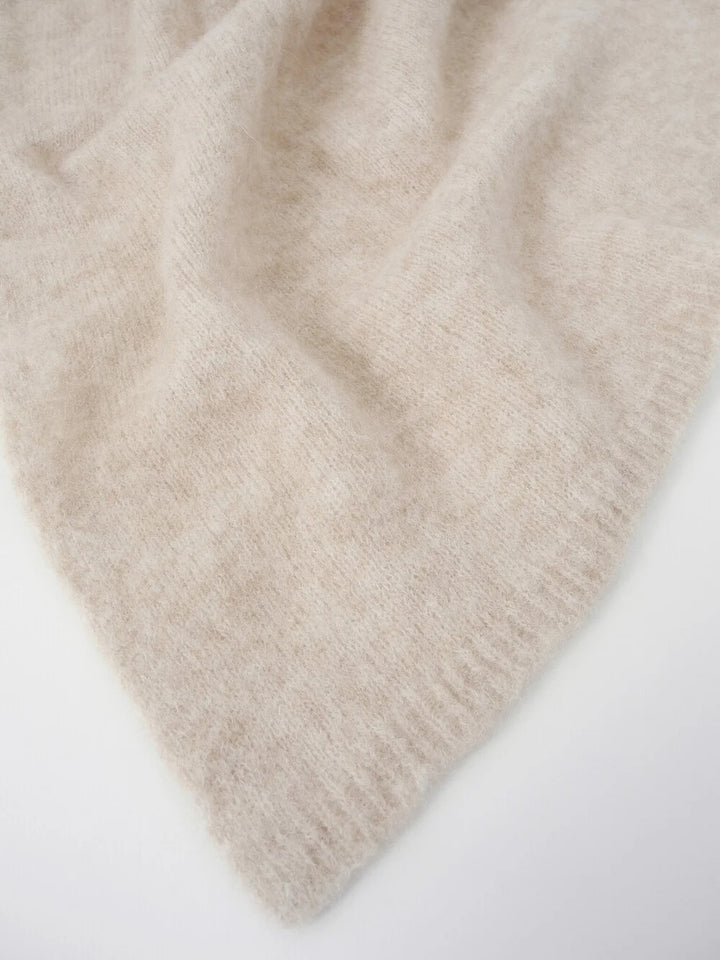 sjaalmania cosy alpaca oatmeel