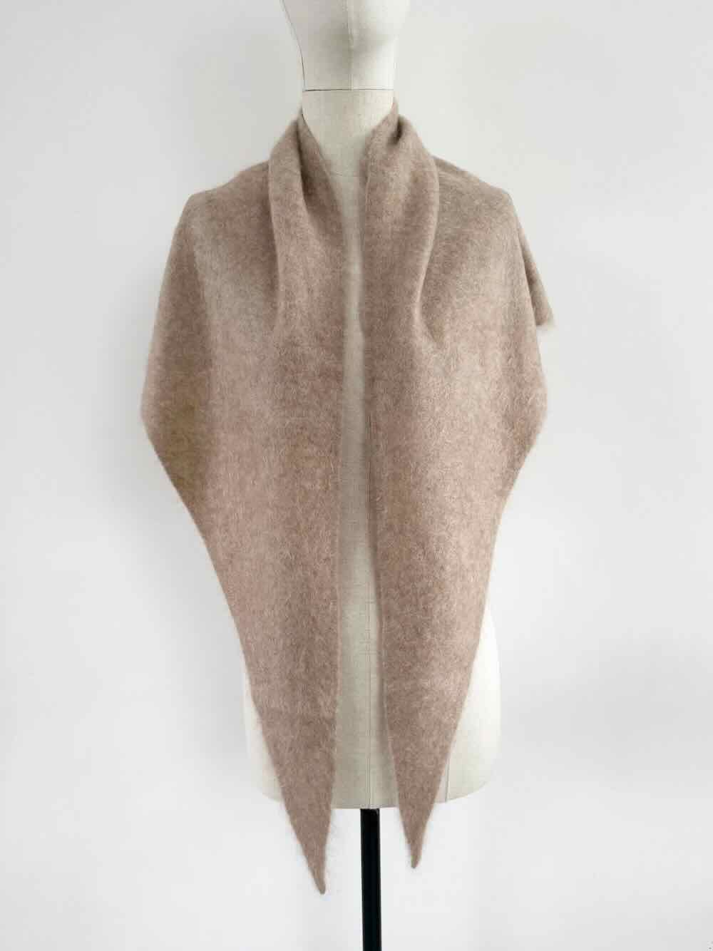 sjaalmania sjaal cosy triangle 100% brushed cashmere autumn