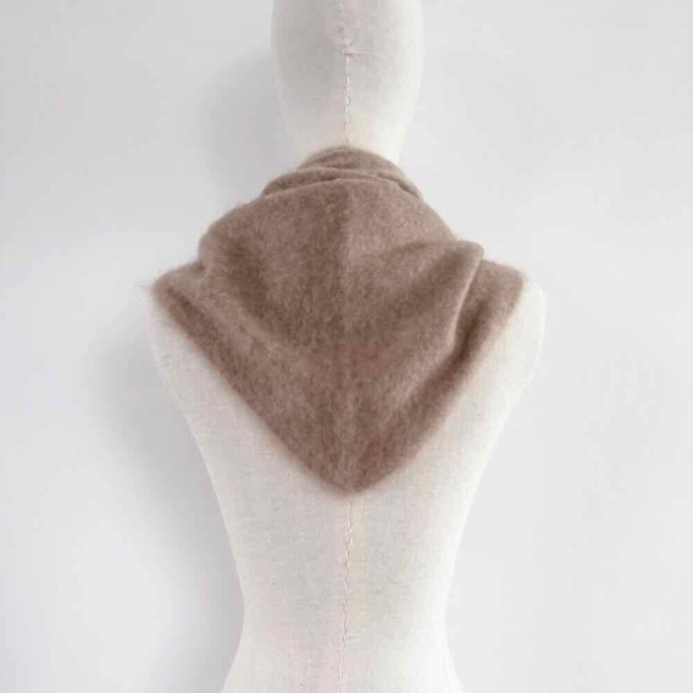 sjaalmania sjaal cosy triangle 100% brushed cashmere autumn