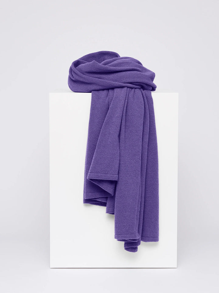 sjaalmania sjaal cosy chic long soft purple