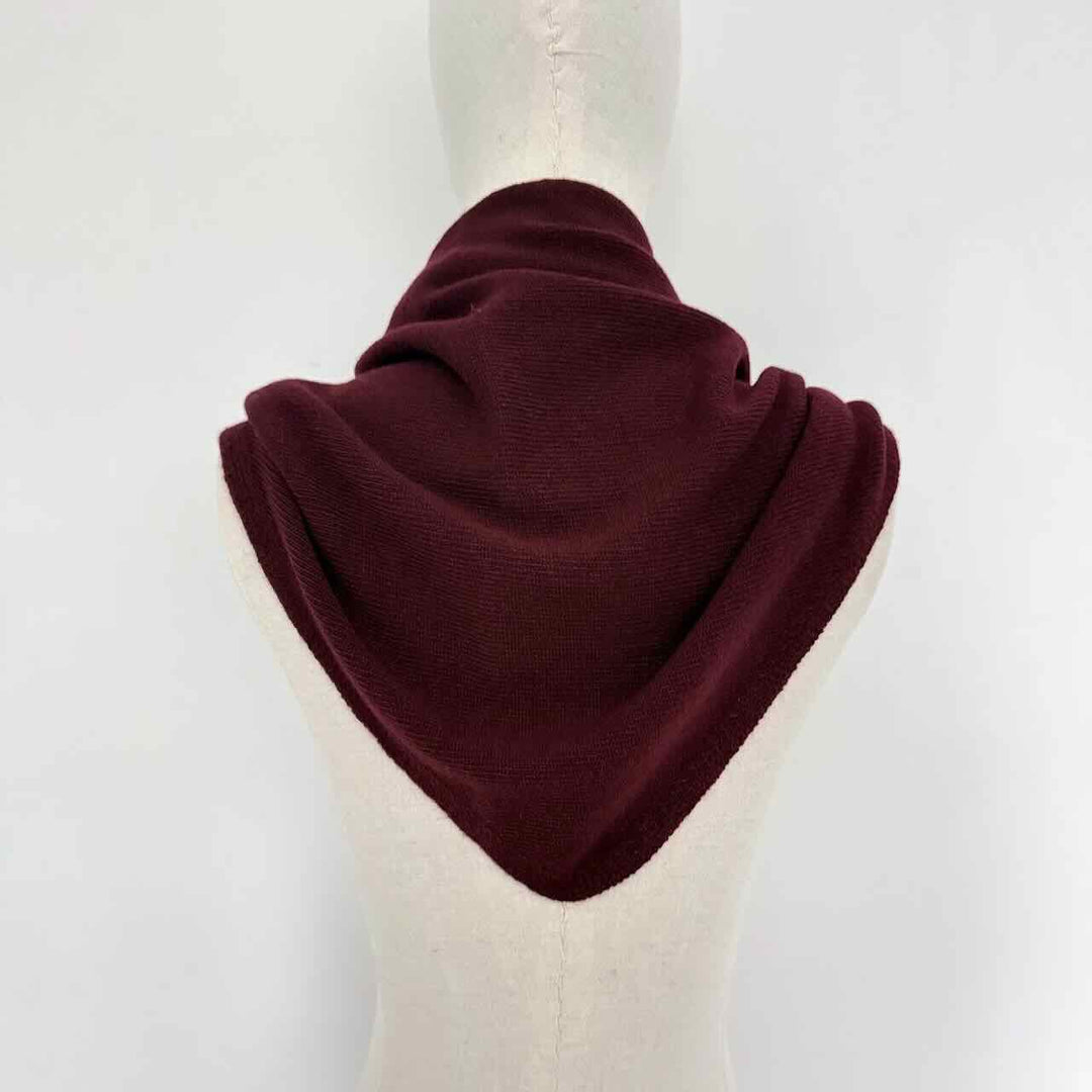 sjaalmania sjaal cosy chic triangle dark burgundy