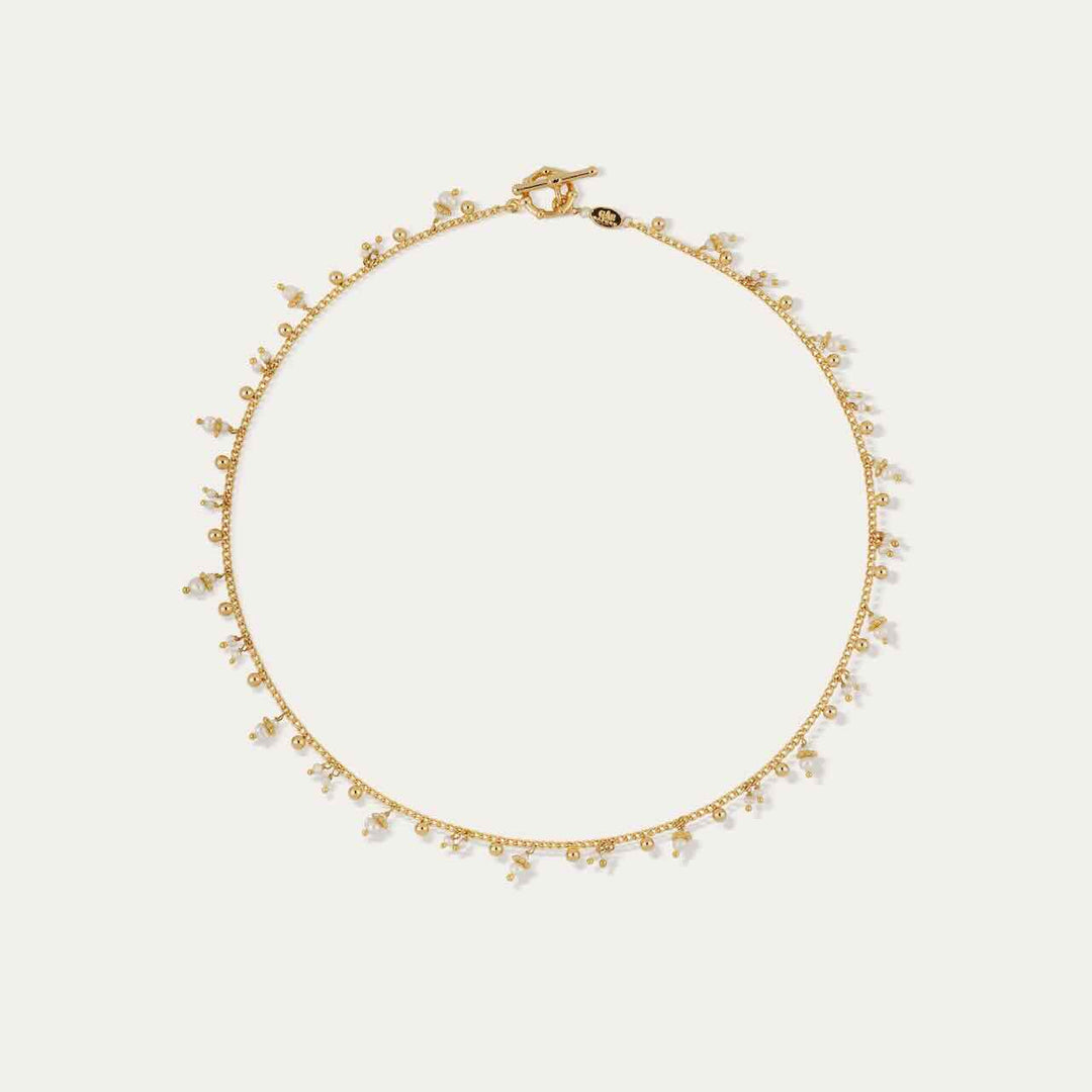 Gas bijoux ketting tangerine