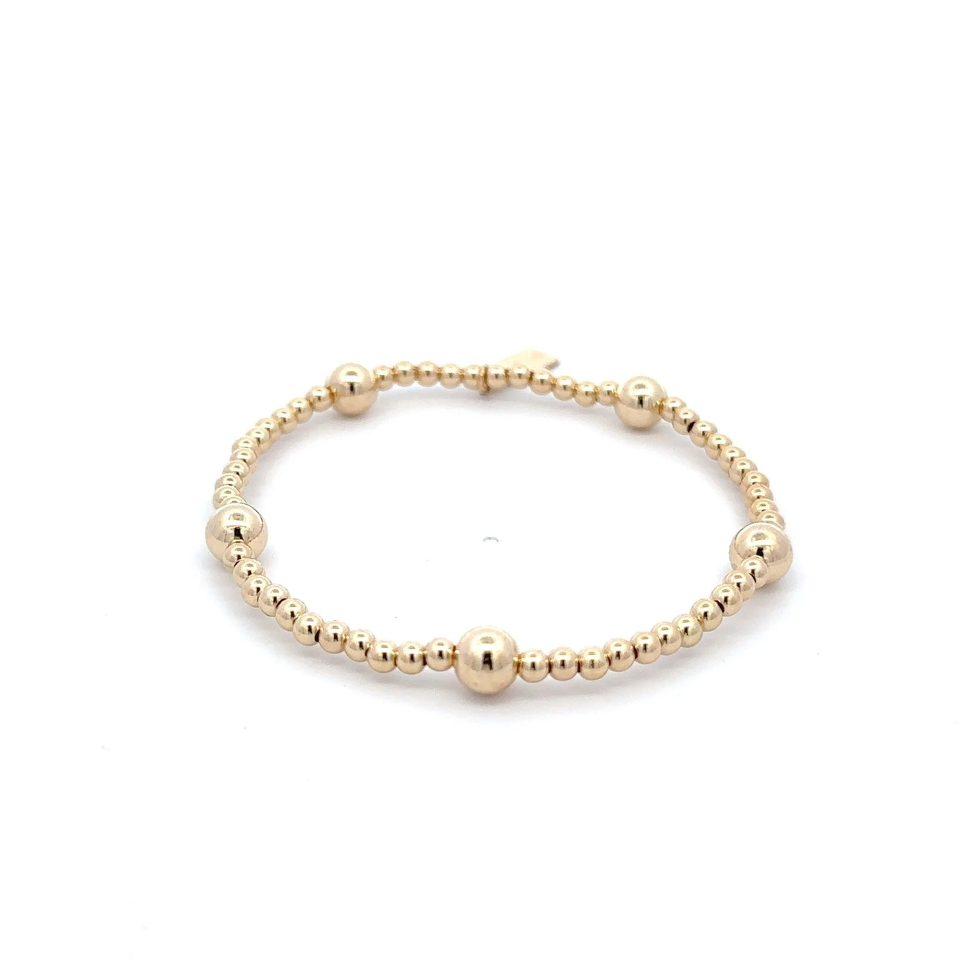 pscallme armband 5 dot gold/zilver
