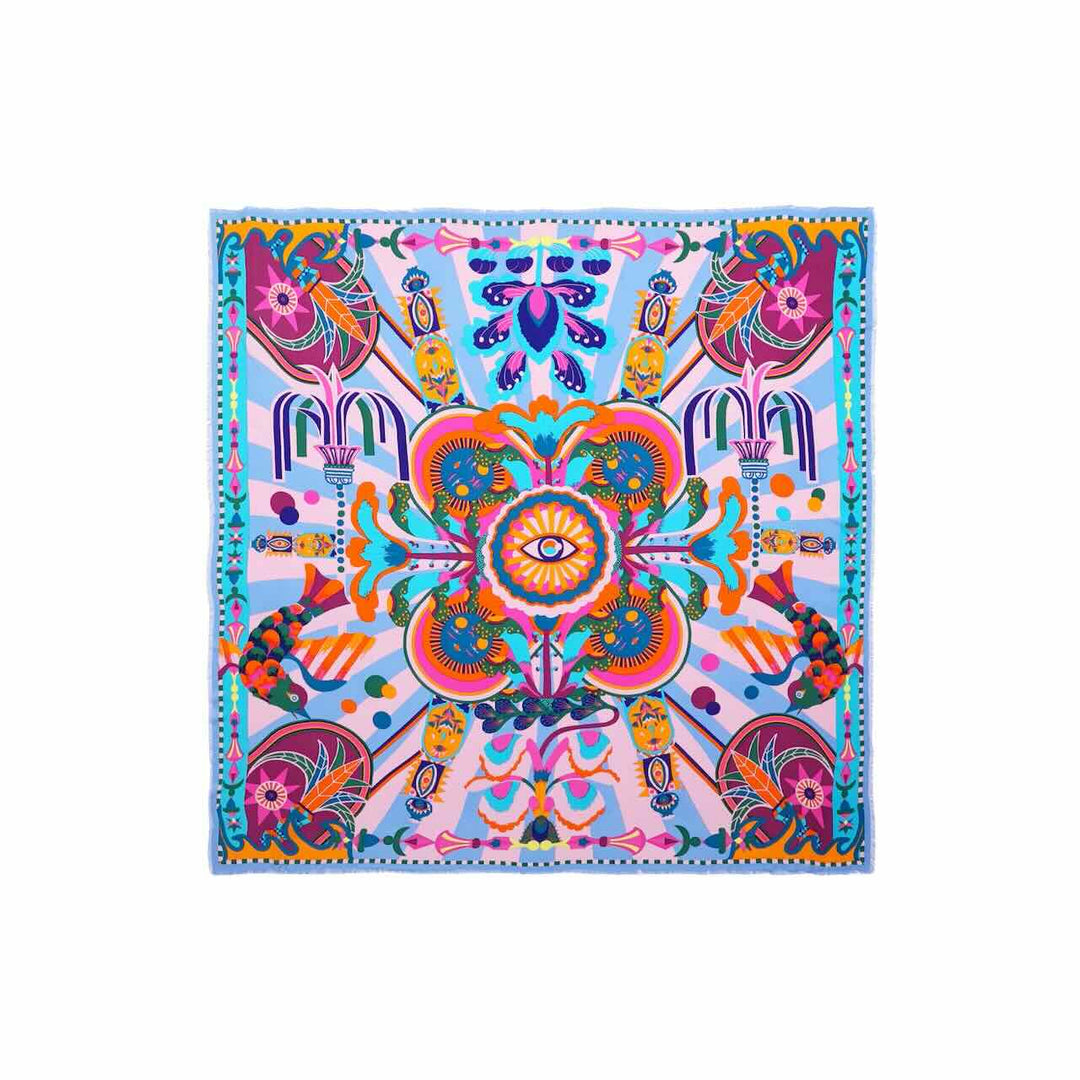 wild paris sjaal echanted blue big