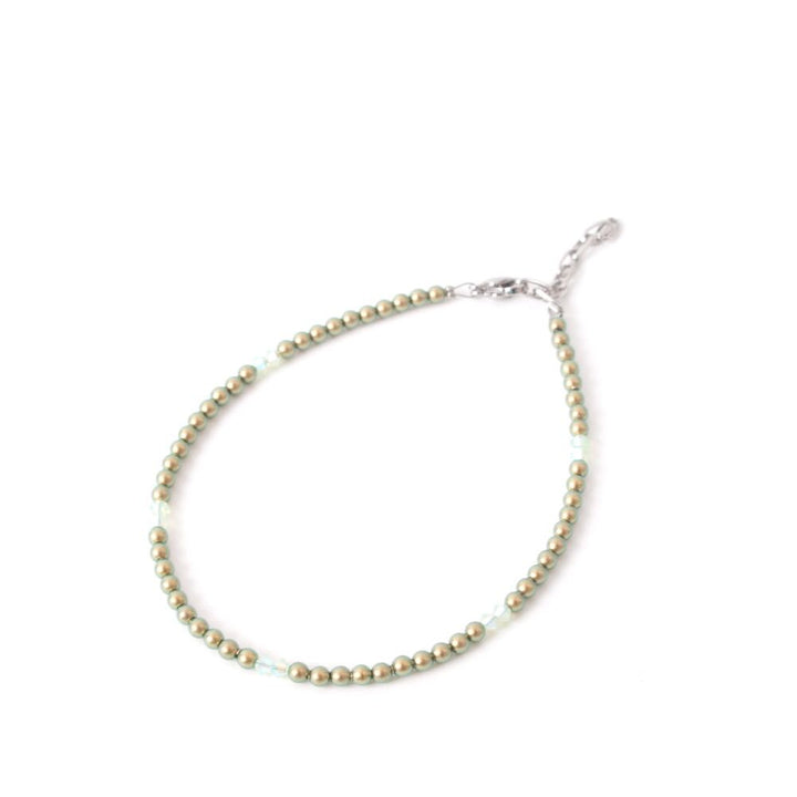 widaro enkelbandje green (kies gold/silver)