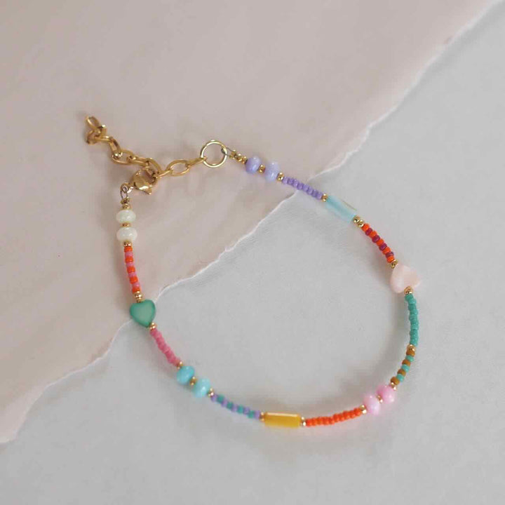 widaro enkelbandje colours and beads