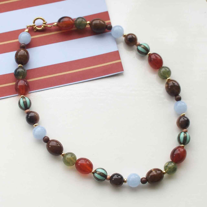 widaro ketting fall stripey brown green