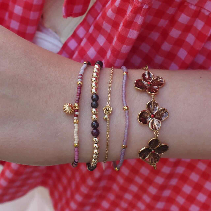 widaro armband fine sunny red