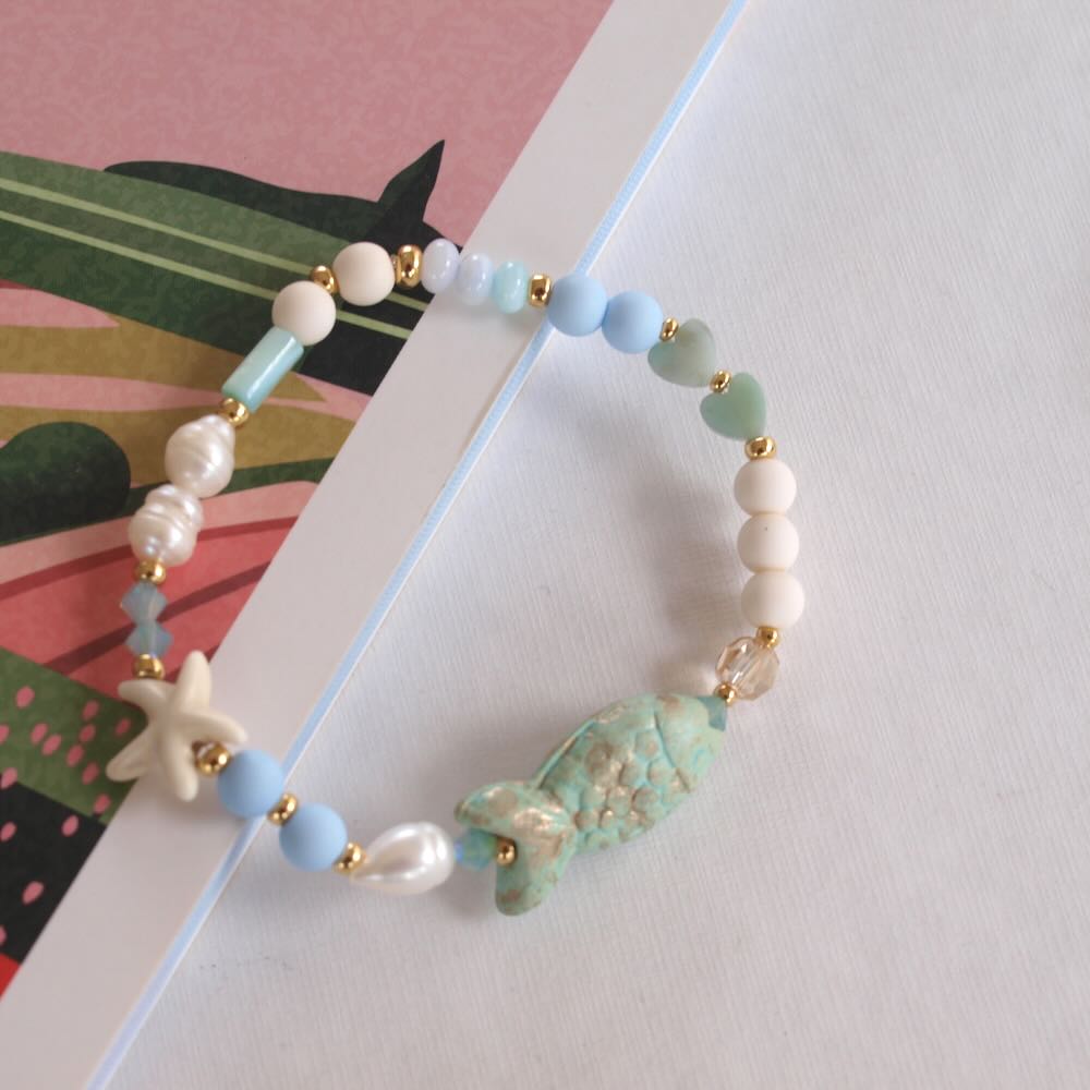 widaro armband fishy fish blue (kies je soort)