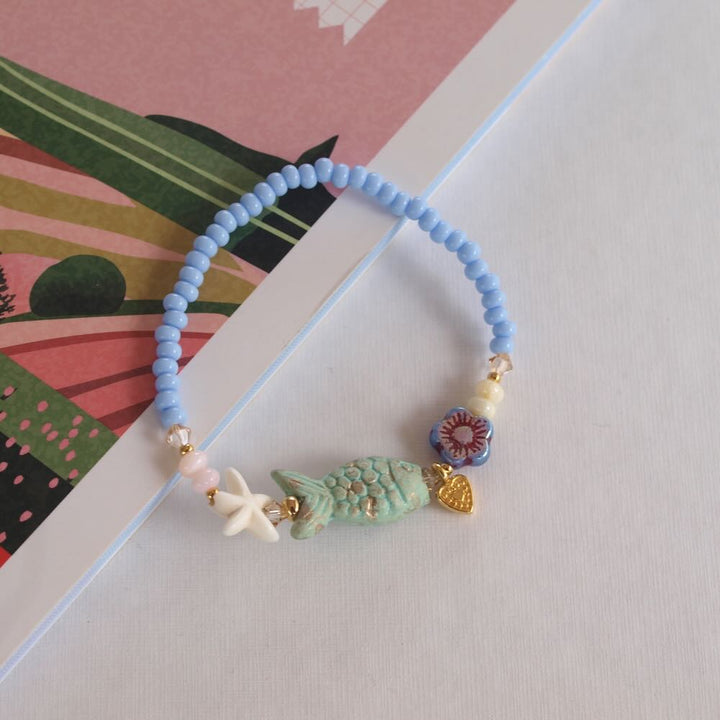 widaro armband fishy fish blue (kies je soort)