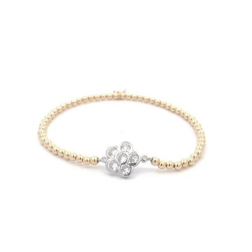pscallme armband flower cc gold
