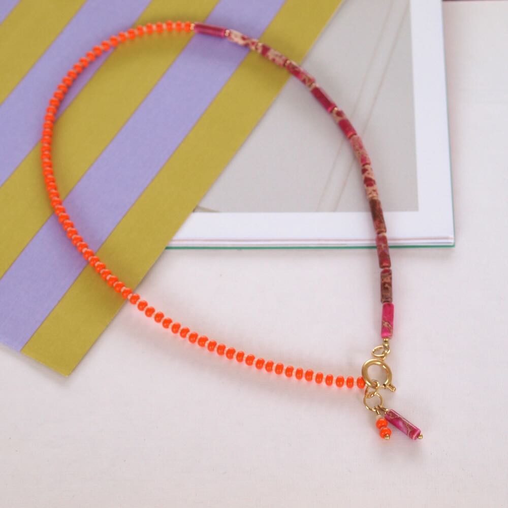 widaro fun ketting fuchsia