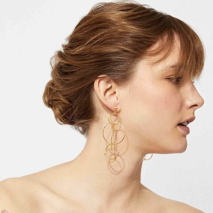 Gas bijoux oorbellen multi torsade small size
