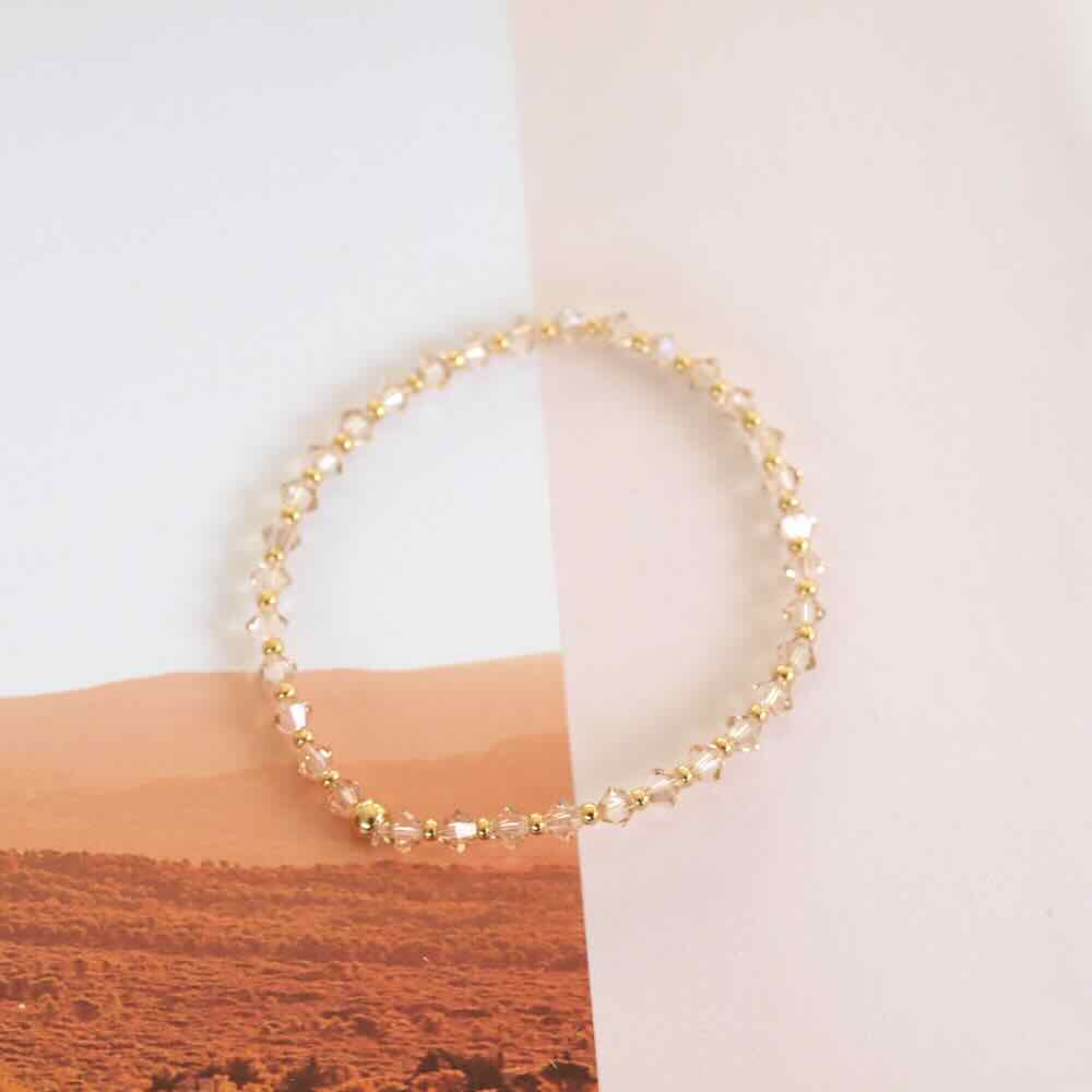 widaro armband swarovski gold purple brown (kies je soort)