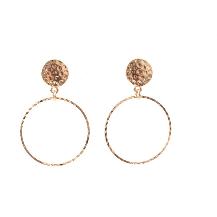 widaro oorbellen golden roundies