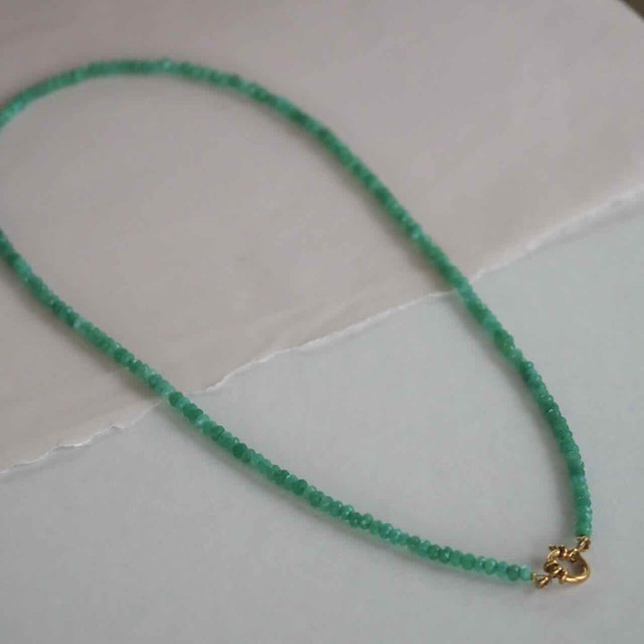 widaro ketting green agate (kies je lengte)