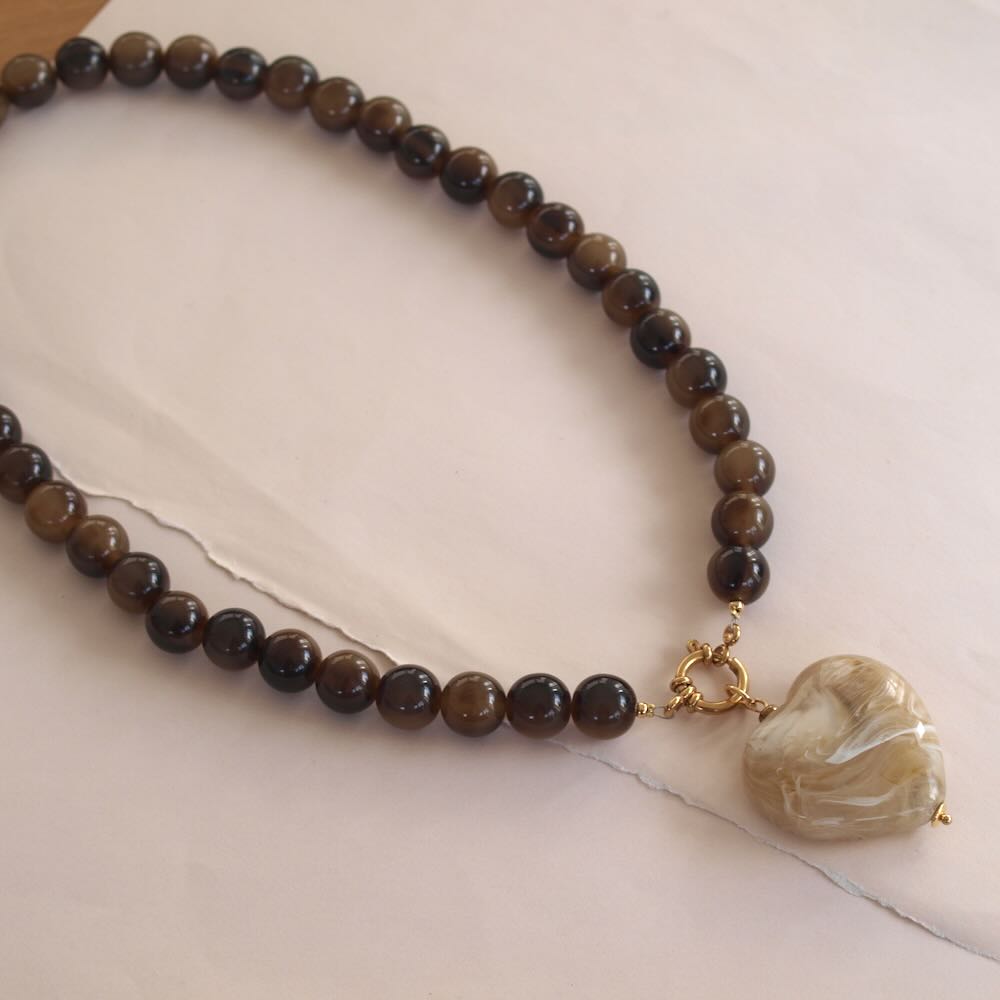 widaro ketting greige brown