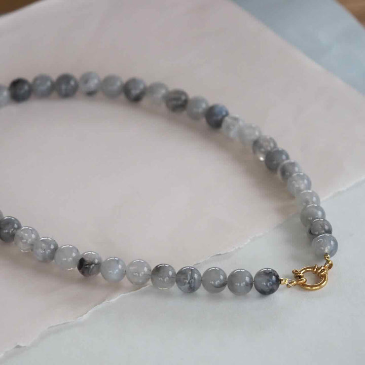 widaro ketting grey marble