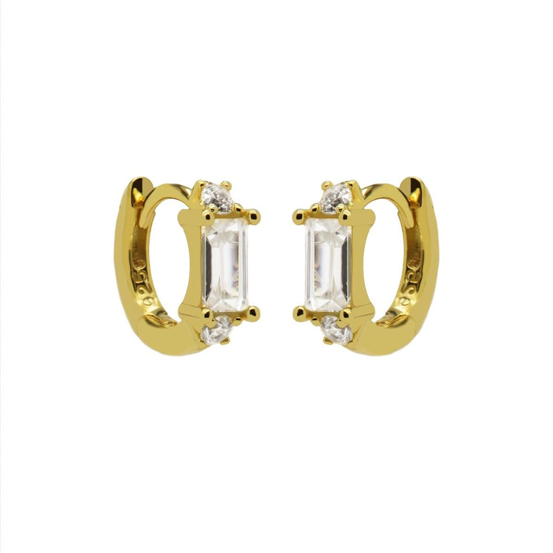 karma oorbellen hinged hoops classic (kies goud/zilver)