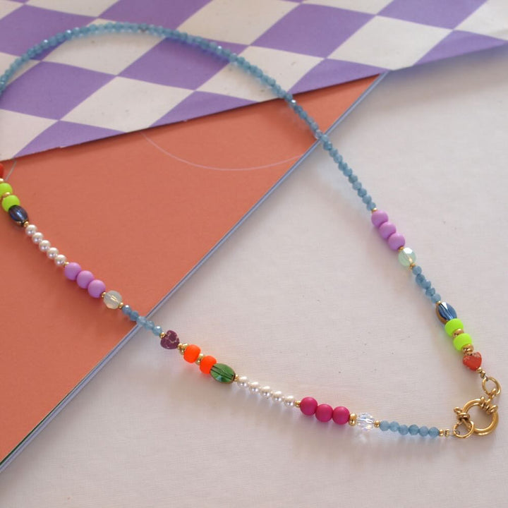 widaro halflange ketting bright colors