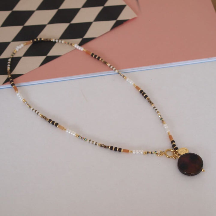 widaro ketting naturel brown (kies je lengte)