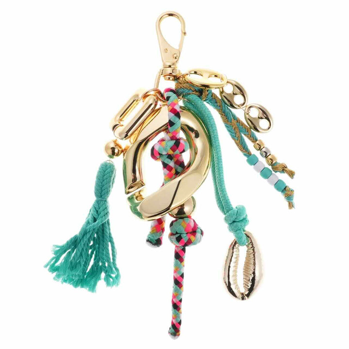 Hipanema sleutelhanger Hanggy turquoise