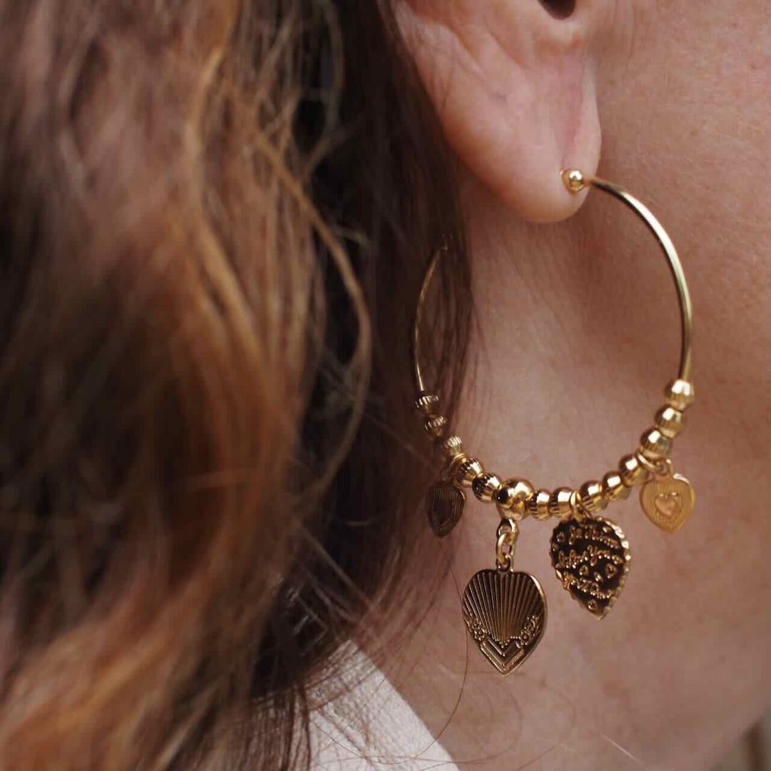 Gas bijoux oorbellen I love you mini