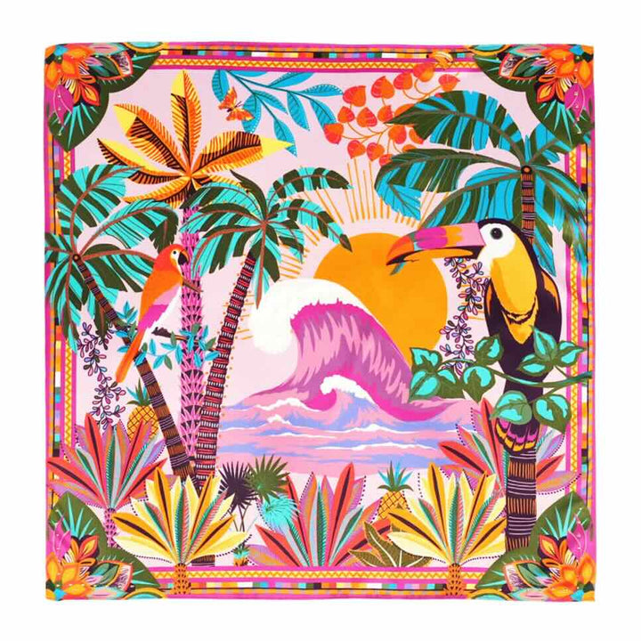 wild paris sjaal hawaii rose mini