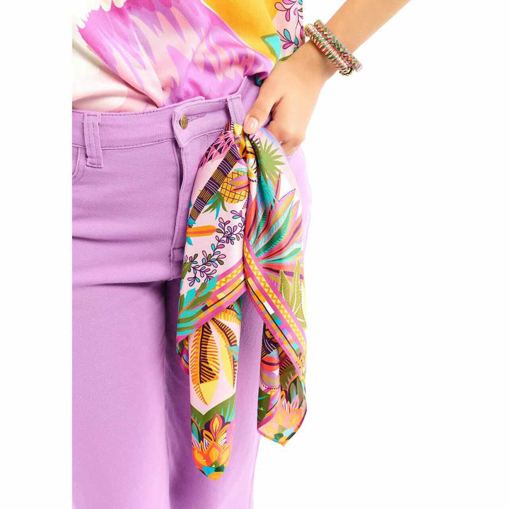 wild paris sjaal hawaii rose mini