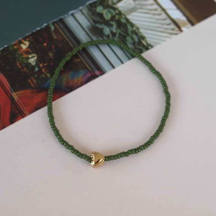 widaro armband colour with a heart (kies je soort)