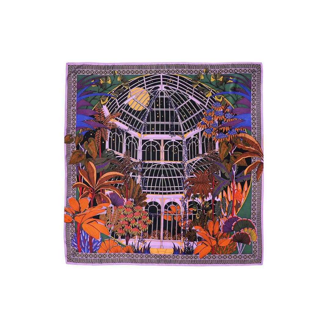 wild paris sjaal jardin d'hiver mini violet