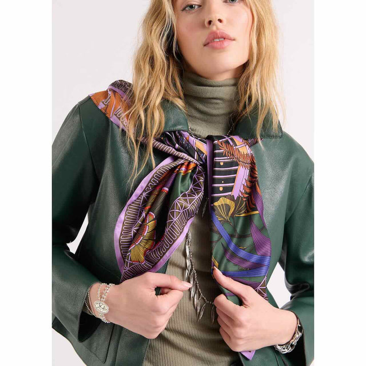wild paris sjaal jardin d'hiver medium violet